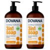 DOVANA Soap, Body Wash, Bubble Bath, Shampoo | Coconut and Lemon