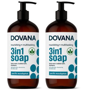 DOVANA Soap, Body Wash, Bubble Bath, Shampoo | Eucalyptus
