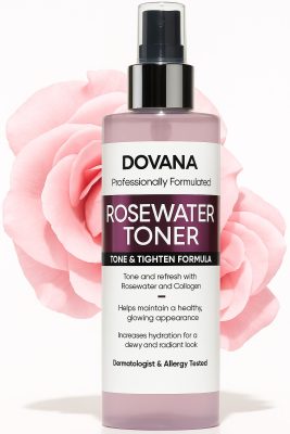 DOVANA Collagen + Rosewater Facial Mist Toner Egypt