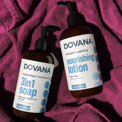 DOVANA Soap, Body Wash, Bubble Bath, Shampoo | Unscented