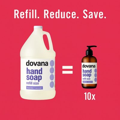 DOVANA Liquid Hand Soap | Lavender and Coconut
