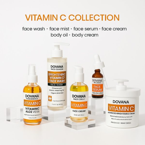 DOVANA Vitamin C Cream Brightening Body Lotion Egypt