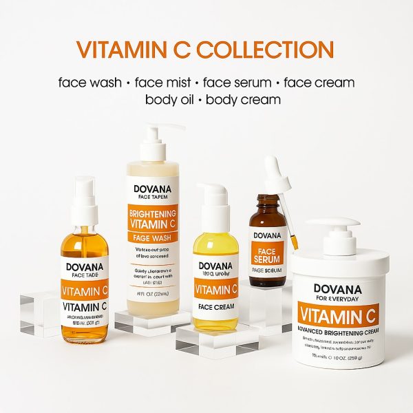 DOVANA Vitamin C Cream Brightening Body Lotion Egypt