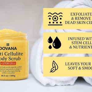 DOVANA Orange Body Scrub for Skin Care and Face Care Egypt