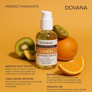 DOVANA Vitamin C Body Oil For Women & Men Egypt