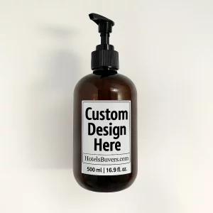 Hotel shampoo bottles